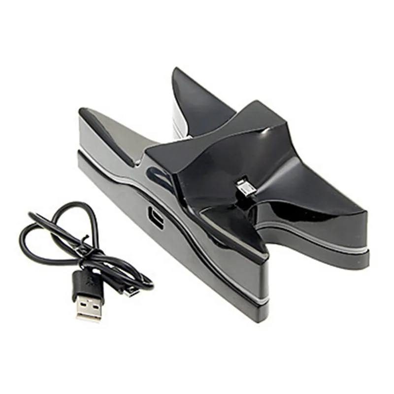 Зарядное устройство для PS4 с двойным пультом дистанционного управления синий