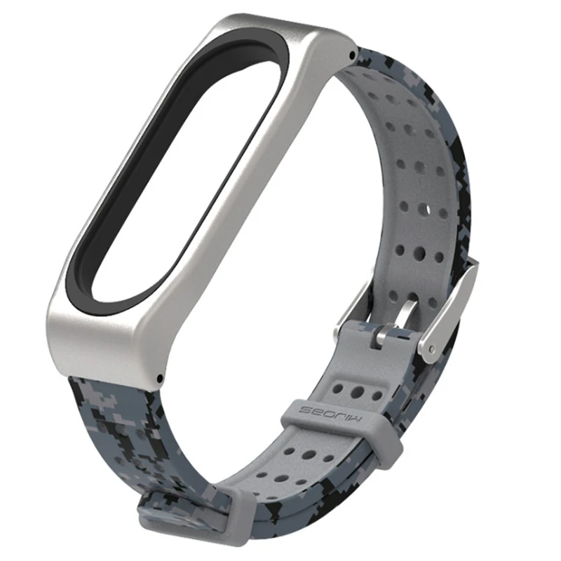 Спортивный силиконовый ремешок Miband 3 цветной для miband сменный Браслет аксессуары
