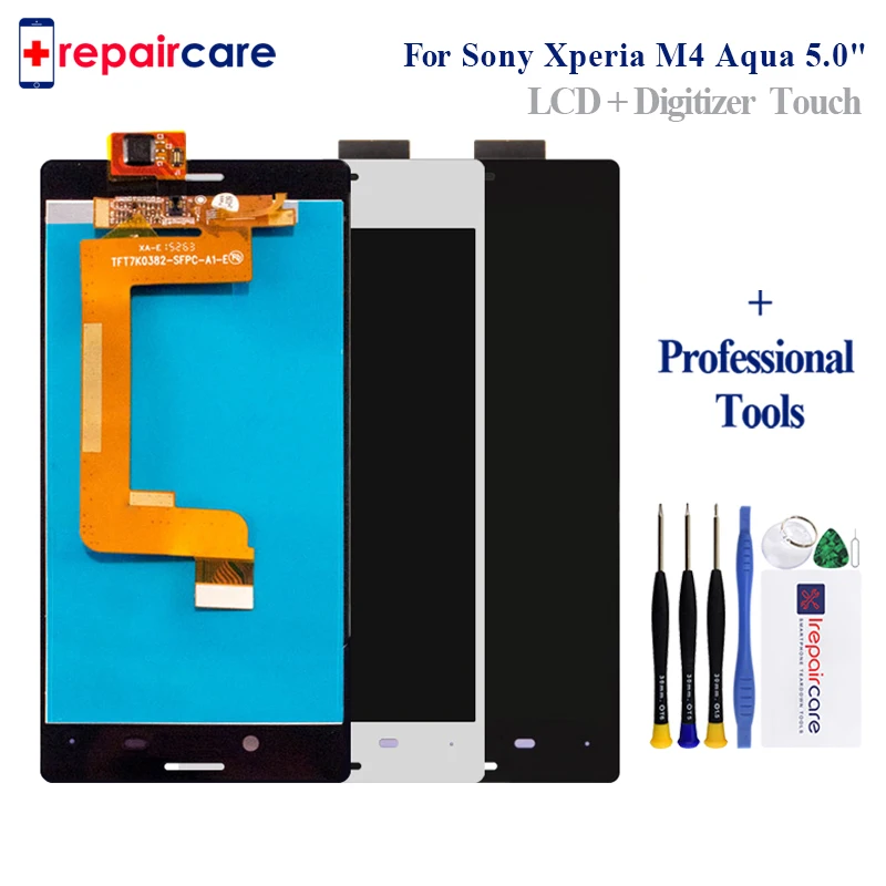 

Touch Screen For Sony Xperia M4 Aqua E2303 E2306 E2353 E2312 E2333 E2363 LCD Display Digitizer Sensor Glass Panel Assembly