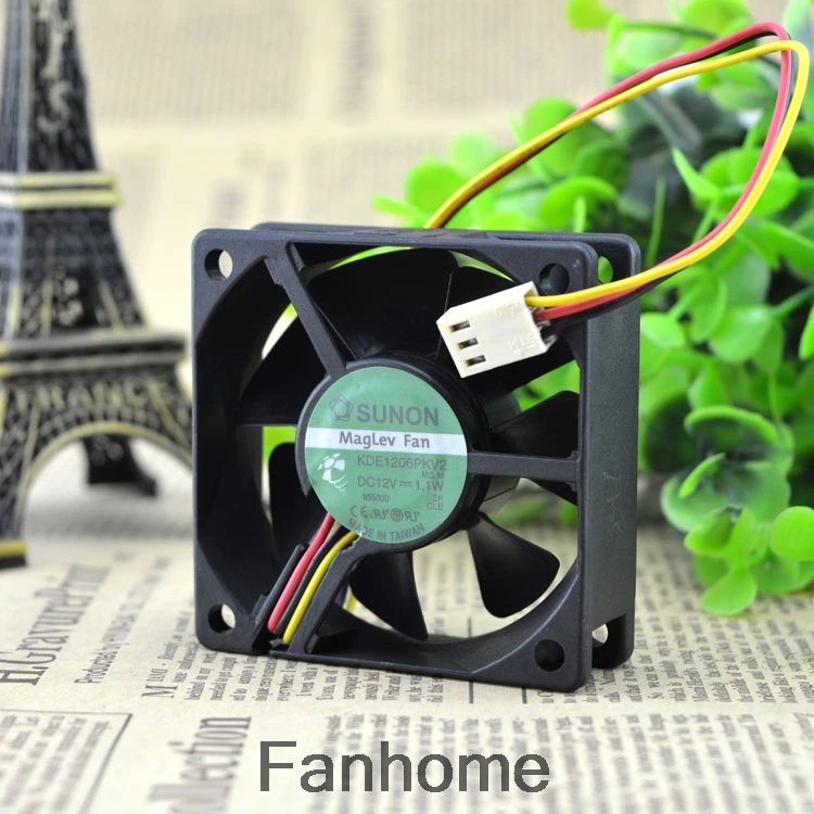 Для оригинального Jianzheng SUNON KDE1206PKV2 12В 1 Вт 6 см 6020 3 проводной ультра тихий