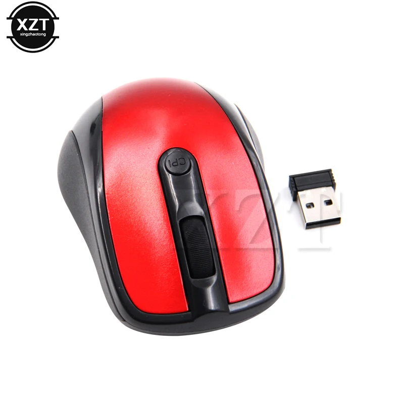 Портативная профессиональная оптическая беспроводная мышь 2 4 ГГц с Mini USB Dongle Gamer