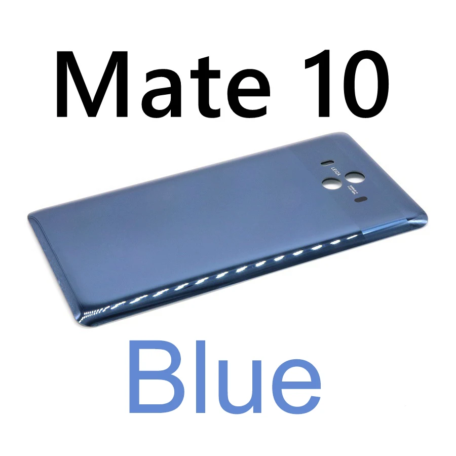 Для HUAWEI mate 10 Задняя стеклянная крышка батарейного отсека задняя крышка корпуса Дверь чехол для Huawei mate 10 Pro задняя крышка батарейного отсека mate 10 Pro замена
