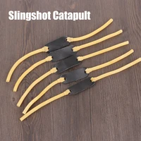 1 pc durable rubber bands elastic bungee replacement for slingshot catapult outdoor hunting anti slip leather latex tube