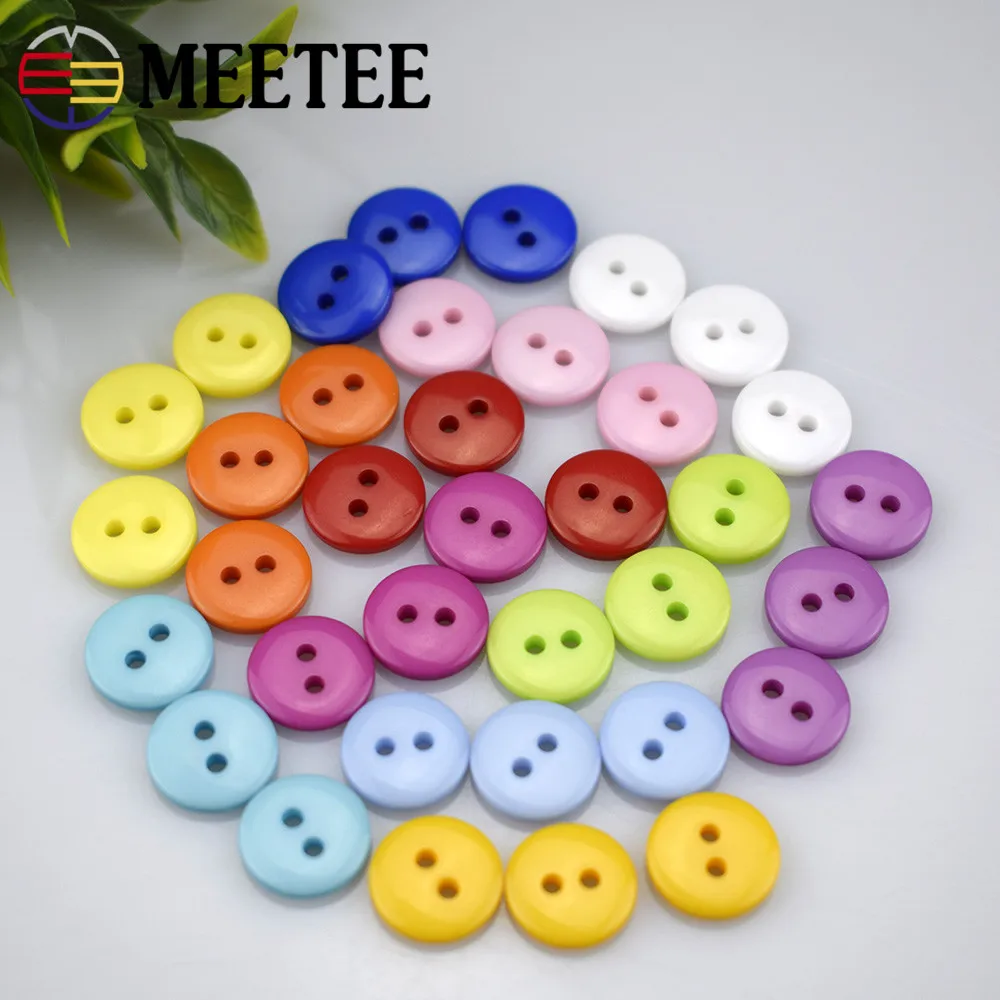 Новинка модная окрашенная пуговица для скрапбукинга 1000 шт. два отверстия кнопки