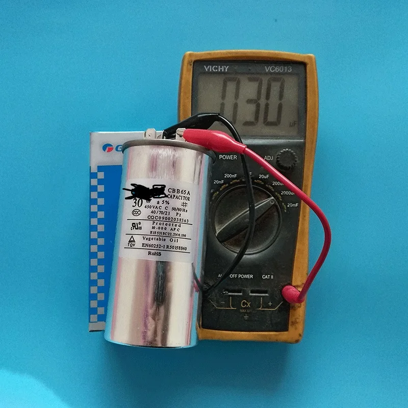 Настоящий конденсатор системы кондиционирования воздуха компрессор старт CBB65 40