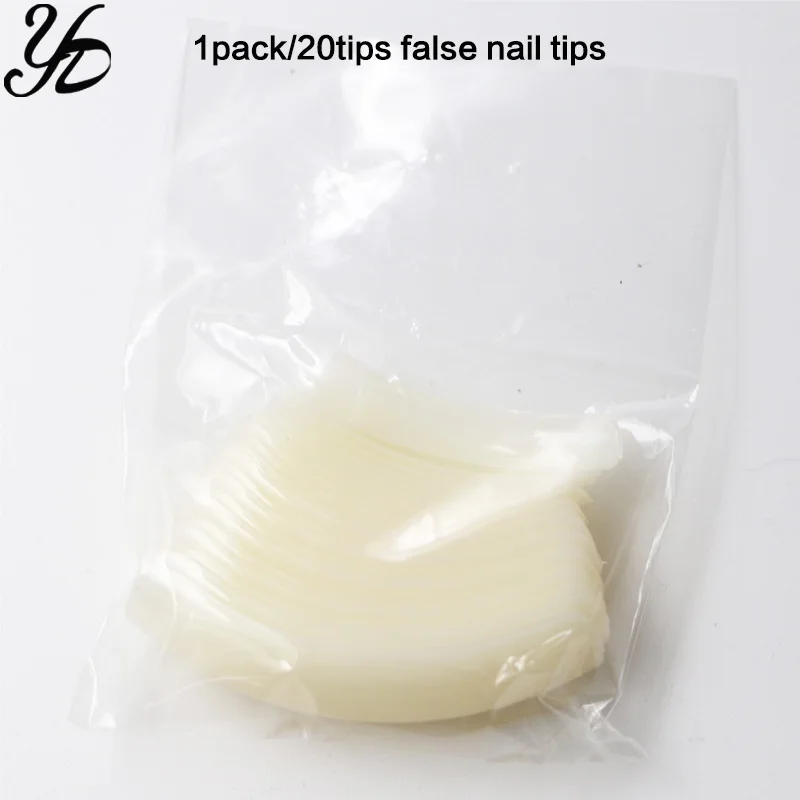 Короткие 20 шт Круглые Ractangle салонные накладные ногти для 3D акриловый УФ гель