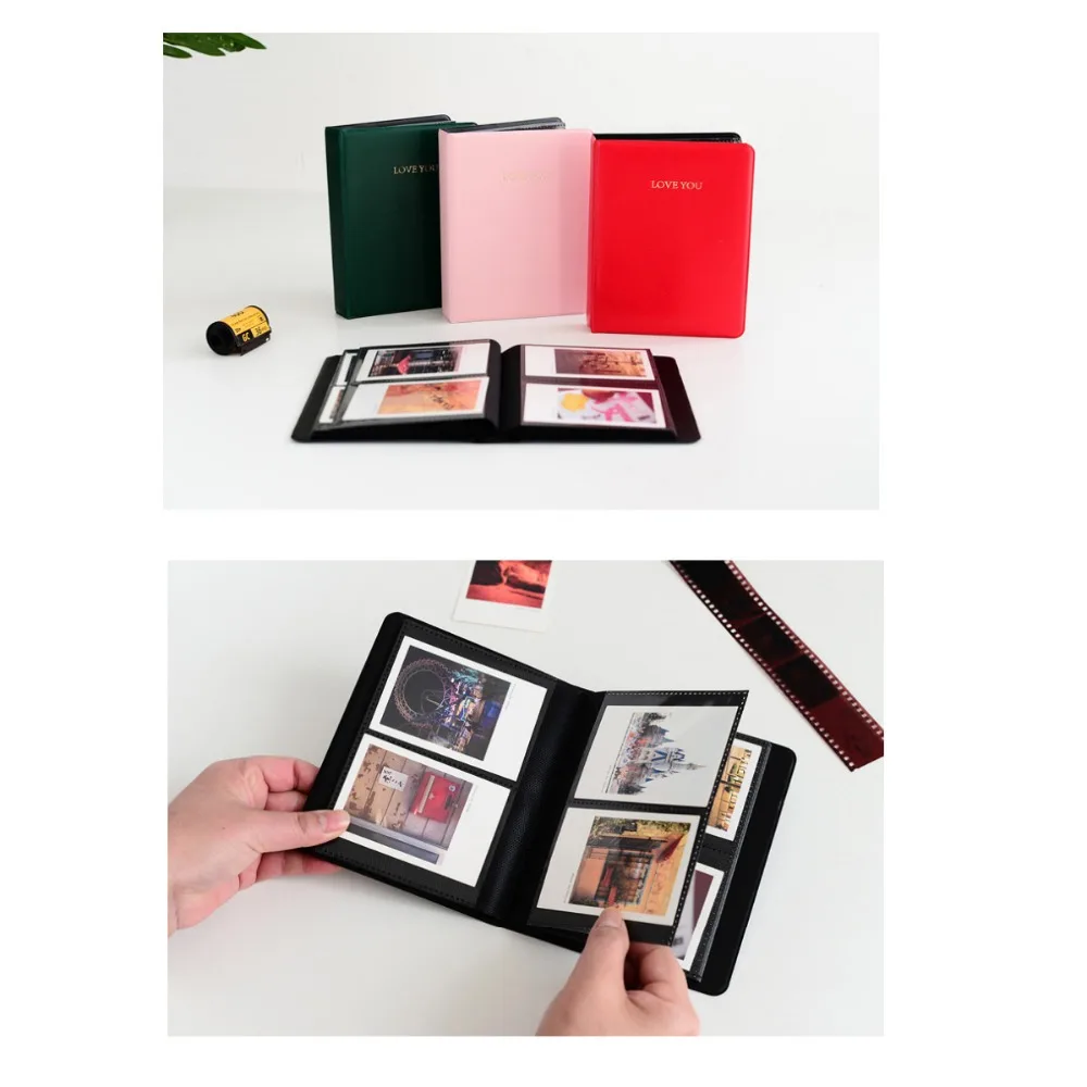 64 кармана красочный LOVE You маленький фотоальбом книга Картина чехол для хранения для Instax Mini LiPlay 9 8 25 hp Звездочка Zink пленка