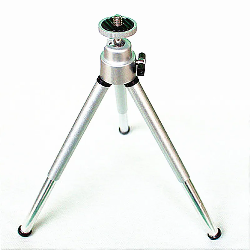 [Aaliyah] Telescopic portable mini tripod black silver Desktop photography Small digital SLR camera | Электроника