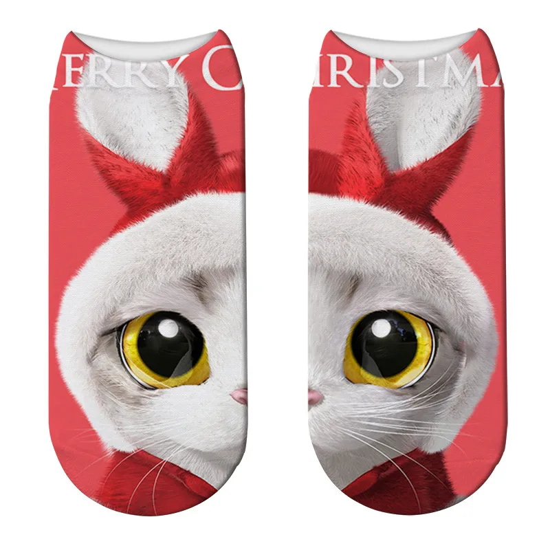 Носки на Хэллоуин носки с 3D принтом новый брендовый носок модные унисекс Meias