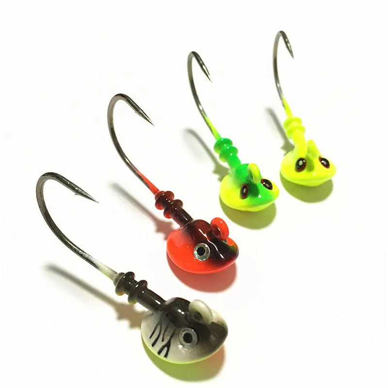 1 шт. рыболовные крючки для рыбной головы 7 г/10g14g свинцовая головка джиг голова