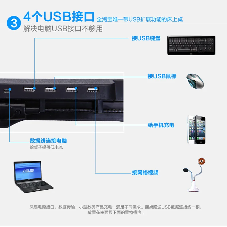 54x24x7 5 см умные компьютерные настольные держатели для зарядки кровати дивана