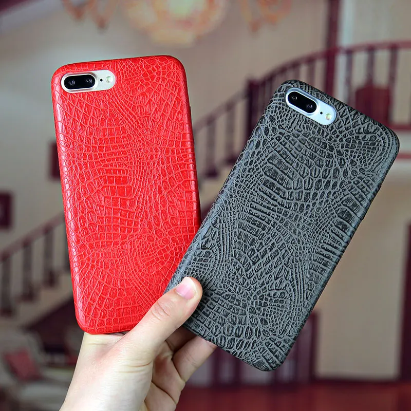 Boucho Модный чехол для телефона из крокодиловой кожи iphone8 8 plus Роскошная мягкая