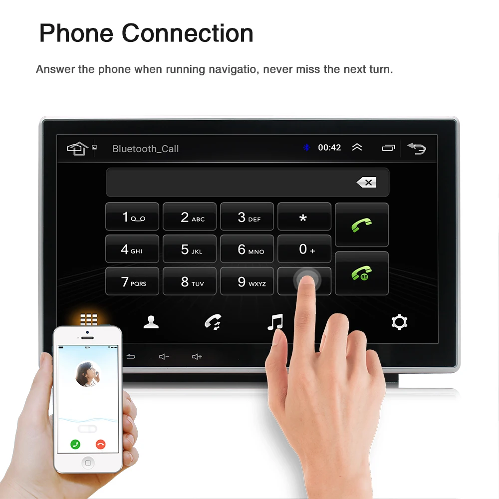 10," Автомагнитола Android 8,1 gps Автомагнитола Авто Радио Стерео Bluetooth Mirrorlink радио Para авто с регулируемым экраном вверх вниз