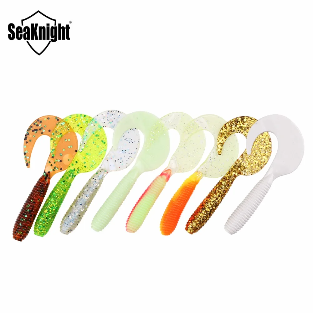 SeaKnight Мягкая приманка SL017 червь личинка 1 9 г 65 мм 10 шт. мягкая рыболовная с одним