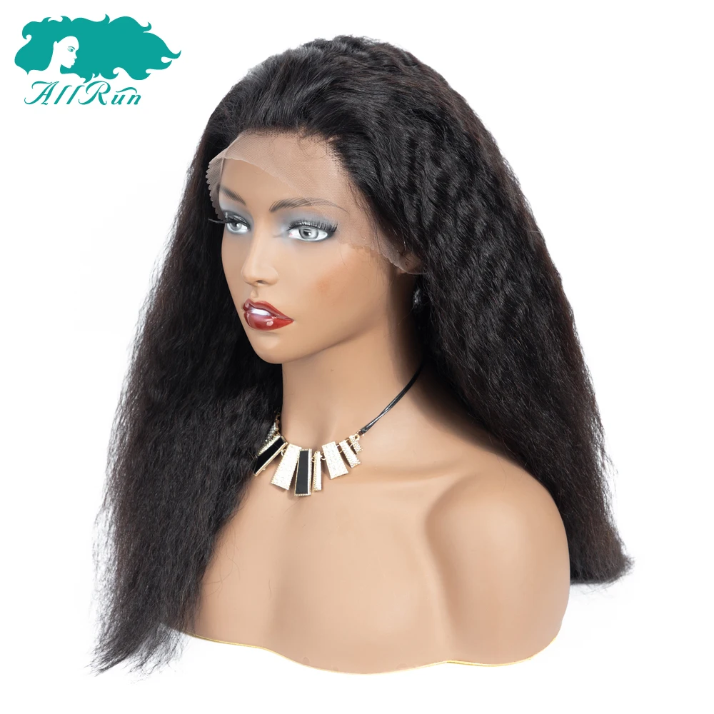 13x4 Синтетические волосы на кружеве человеческих волос парики предварительно