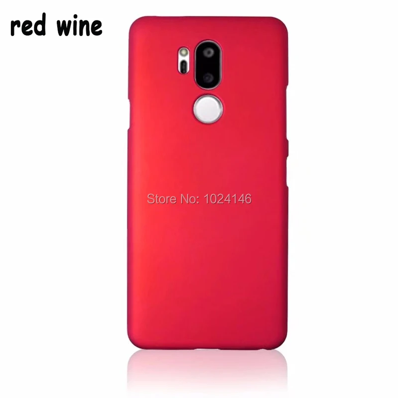 Для LG G7 ThinQ 6 1 &quotНовый тонкий матовый Жесткий пластиковый Чехол конфетный цвет