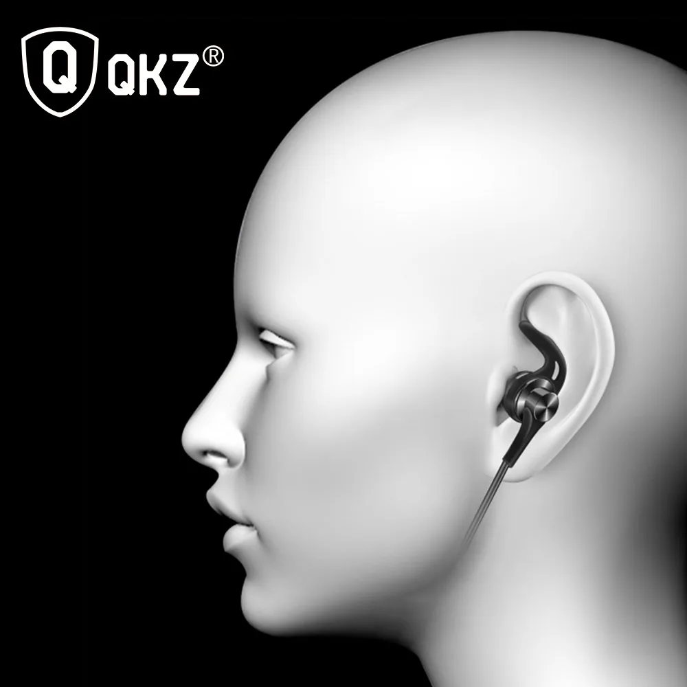 Стереонаушники QKZ DT1 HIFI спортивные для бега наушники вкладыши с супер басами