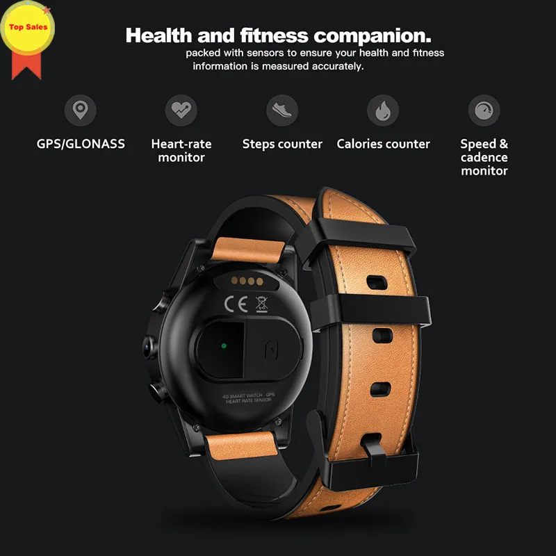 Бизнес часы 2019 умные 4G для телефона MTK6739 1 25 г 16 ГБ GPS BT4 Sim wifi pk Zeblaze THOR 4 dual|Смарт-часы|