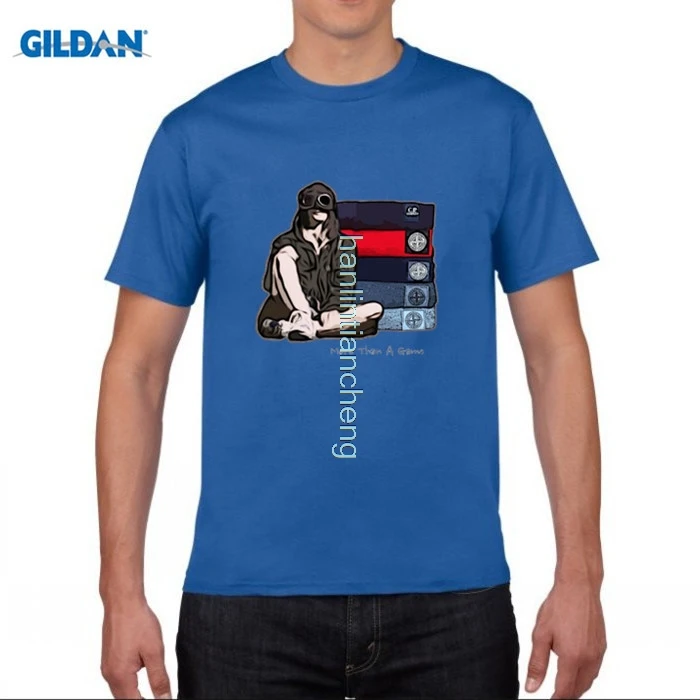 GILDAN DIY стильные мужские футболки 100% хлопок крутая повседневная футболка L 80S Leave Life