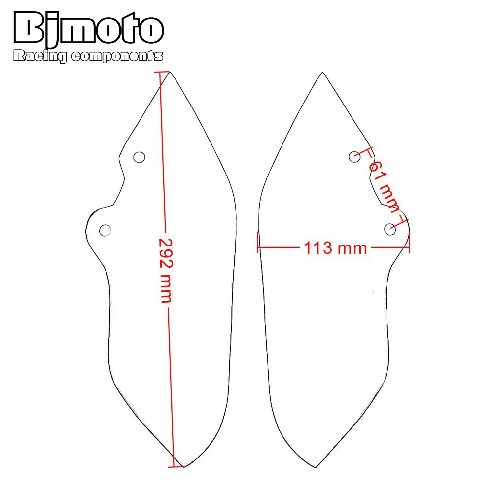 

BJMOTO For Yamaha MT-10 MT10 2016-2017 Motorcycle Headlight Screen Lens Protective Cover Shield Iridium