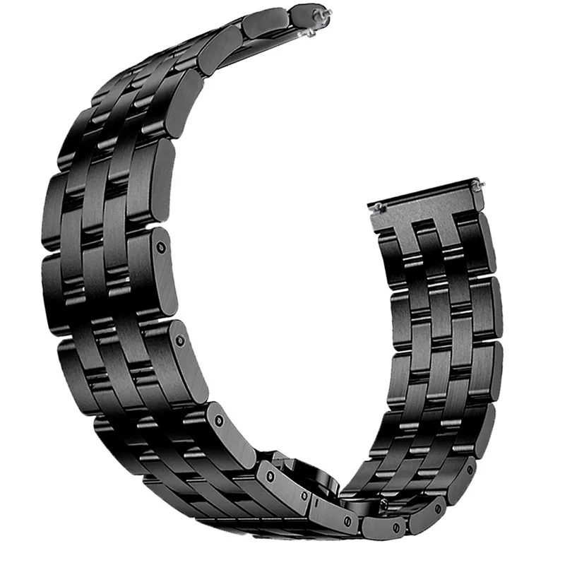 22 мм ремешок для samsung Galaxy Watch 46 мм/gear S3 полосы из нержавеющей стали металлическая пряжка бабочка ремешок для gear S3 Frontier/классический