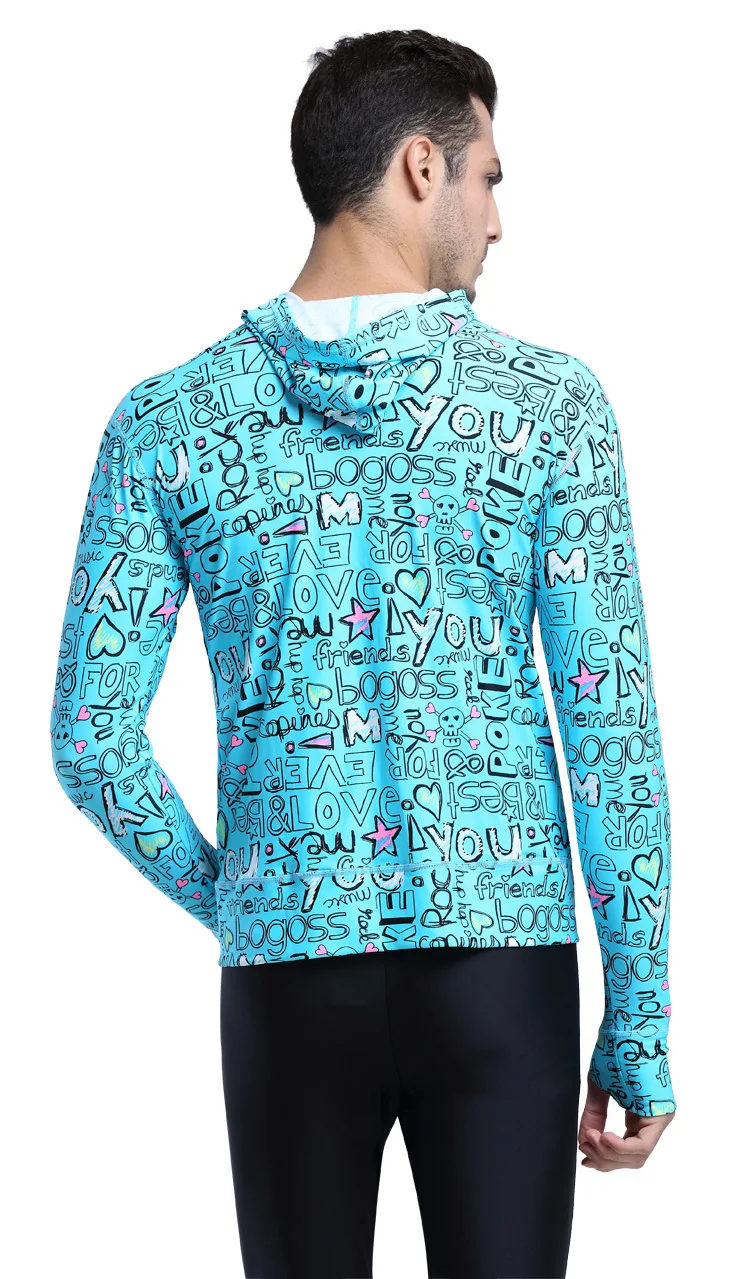 Sbart 1 шт. длинный рукав с капюшоном на молнии Rash Guard Wo для мужчин s мужской плавательный жилет женский купальник Топы Для Серфинга парусные купальники DBE