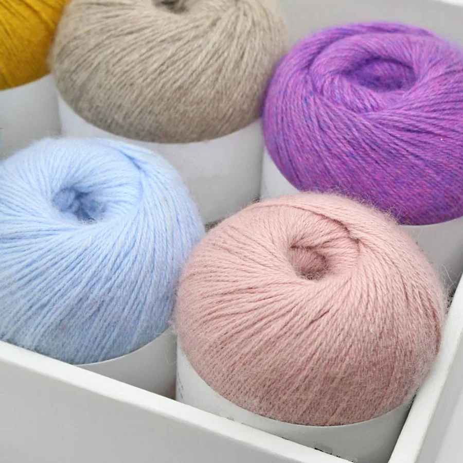 70g/Skein 6pcs/lot Soft Cashmere Yarn DIY Knitting Sweater Vest Warm Crochet Women Lady Hand Making hats Scarves Material | Дом и сад