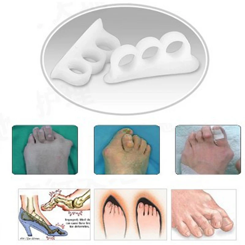 2 шт. силиконовый разделитель для большого пальца ног | Красота и здоровье