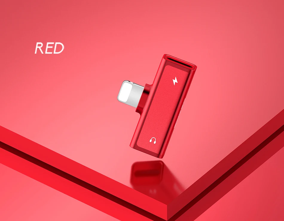 USAMS двойной адаптер Lightning аудио наушники Зарядка адаптер USB кабель для iPhone x кабель адаптер