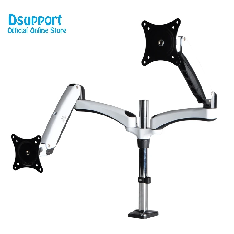 New Desktop Clamping 360 degree full rotation Dual Arm for 15