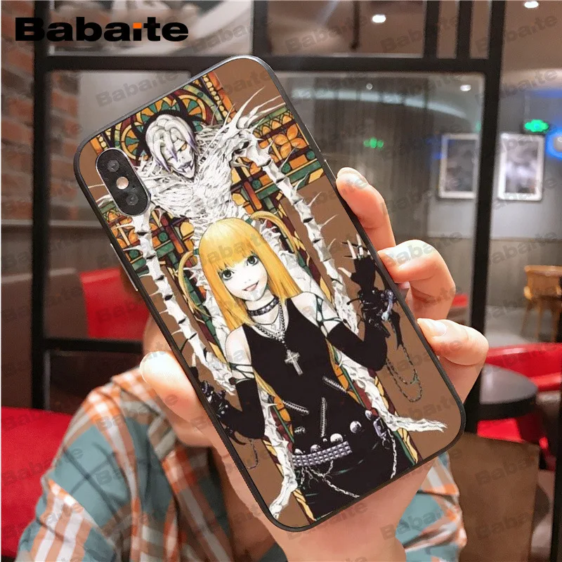 Чехол для iphone 11Pro max с изображением героев мультфильма Death Note роскошный уникальный