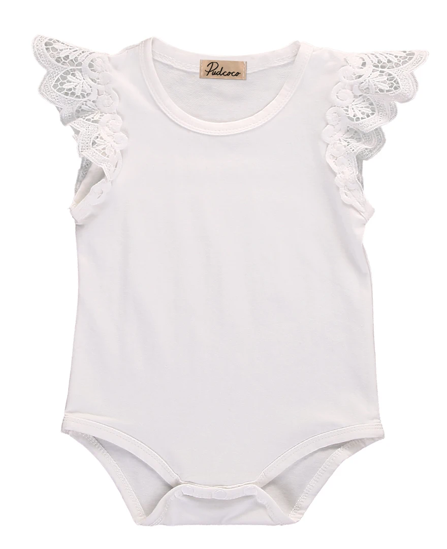 Детский хлопковый комбинезон без рукавов с кружевом|jumpsuit baby|newborn babyromper jumpsuit baby |