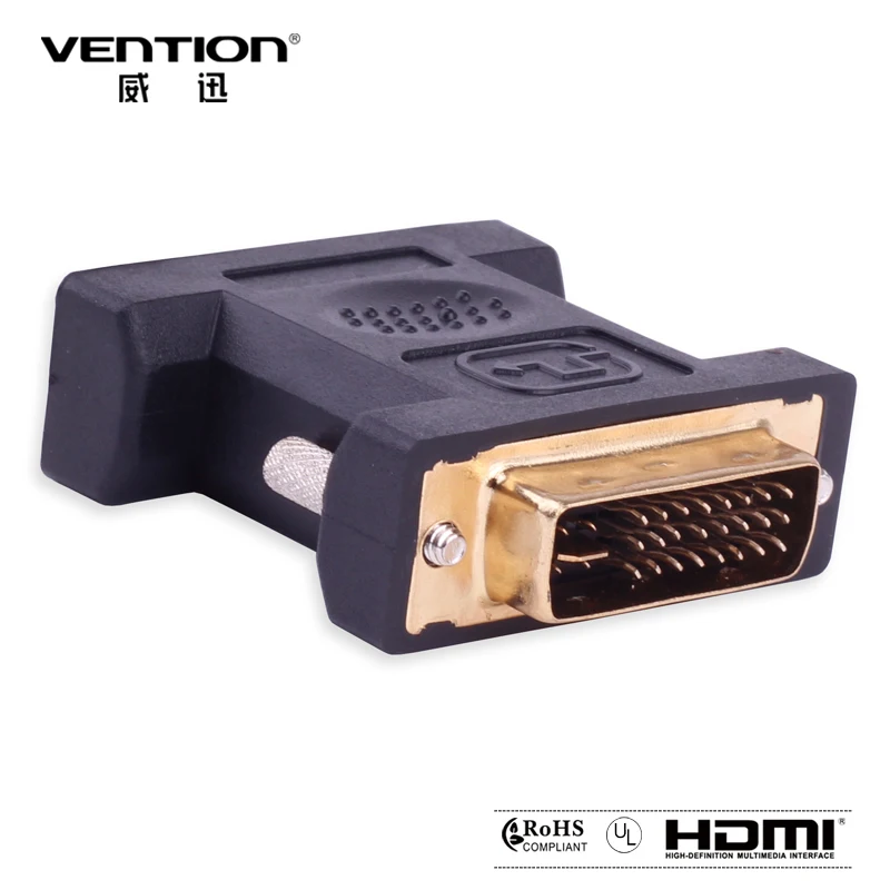 Адаптер Vention DVI (24 + 5) папа VGA мама адаптер dvi vga преобразователь адаптер|Кабели VGA| |