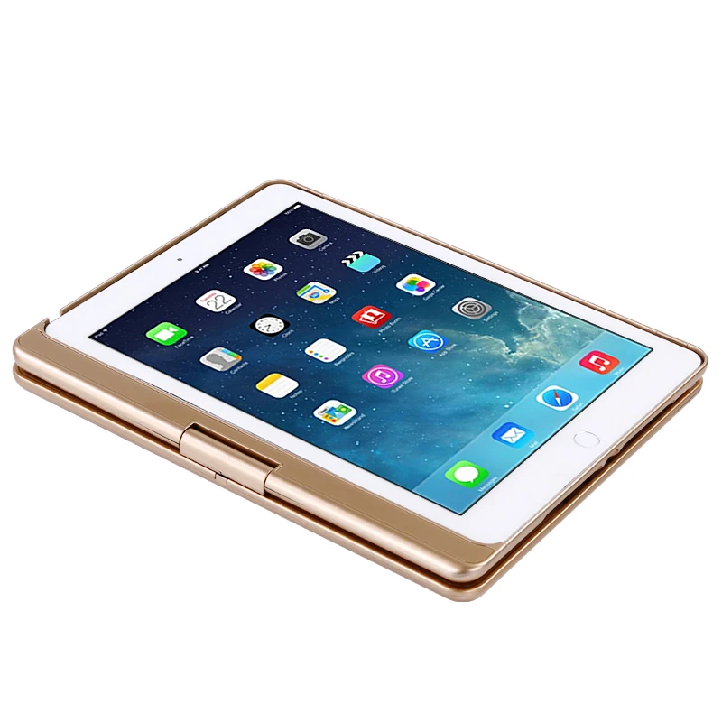Беспроводной Bluetooth Алюминиевый чехол для клавиатуры IPAD Air 1 2 PRO 9 7 &quotклавиатура