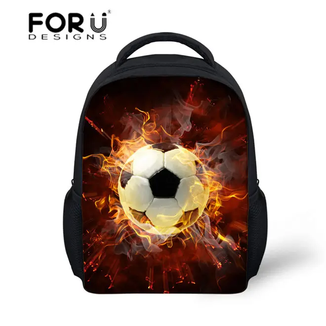 W348F FORUDESIGNS/Детские рюкзаки для детского сада, школьная сумка для мальчиков, ножной мяч/футбольный школьный рюкзак, школьные сумки, детские мини Mochila - Цвет: W348F