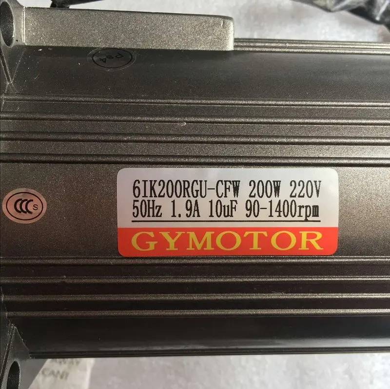 AC 220V 200W 6GU однофазный Регулируемая скорость двигателя с коробкой передач. AC 220V мотор-редуктор