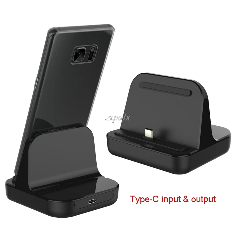Зарядная док станция Type C настольное зарядное устройство USB 3 1 подставка для
