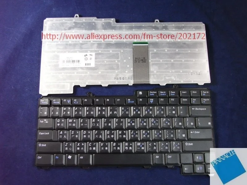 Б/у выглядит как новая черная клавиатура для ноутбука DF636 NSK D5A02 Dell Inspiron 6400 Тайвань