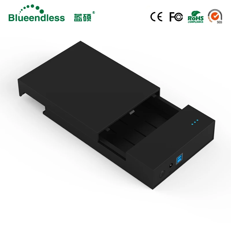 Фото Чехол для внешнего жесткого диска hd externo sata, USB 3,0, новый внешний диск, внешний жесткий диск 1 на жесткий диск usb 2,5, черный корпус для жесткого д... №1