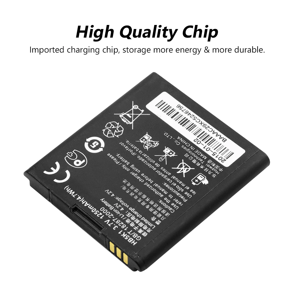 HB5K1H HB5K1 3,7 в сменный литий-ионный аккумулятор для huawei Ascend ll Ascend 2 M865 Sonic U8650 C8650 U8850 батарея для мобильного телефона