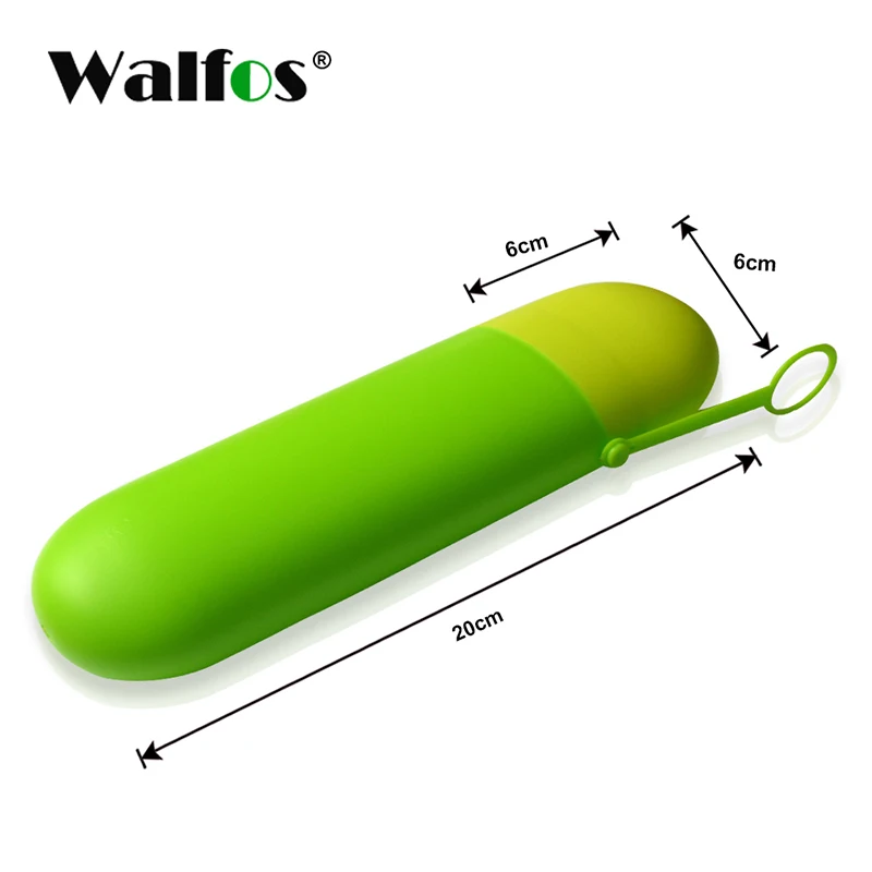 WALFOS YG WALFOS портативный дорожный держатель для зубной пасты и щетки, колпачок, чехол для домашнего хранения, чашка, открытый держатель, аксессуары для ванной комнаты - Цвет: WALFOS YG