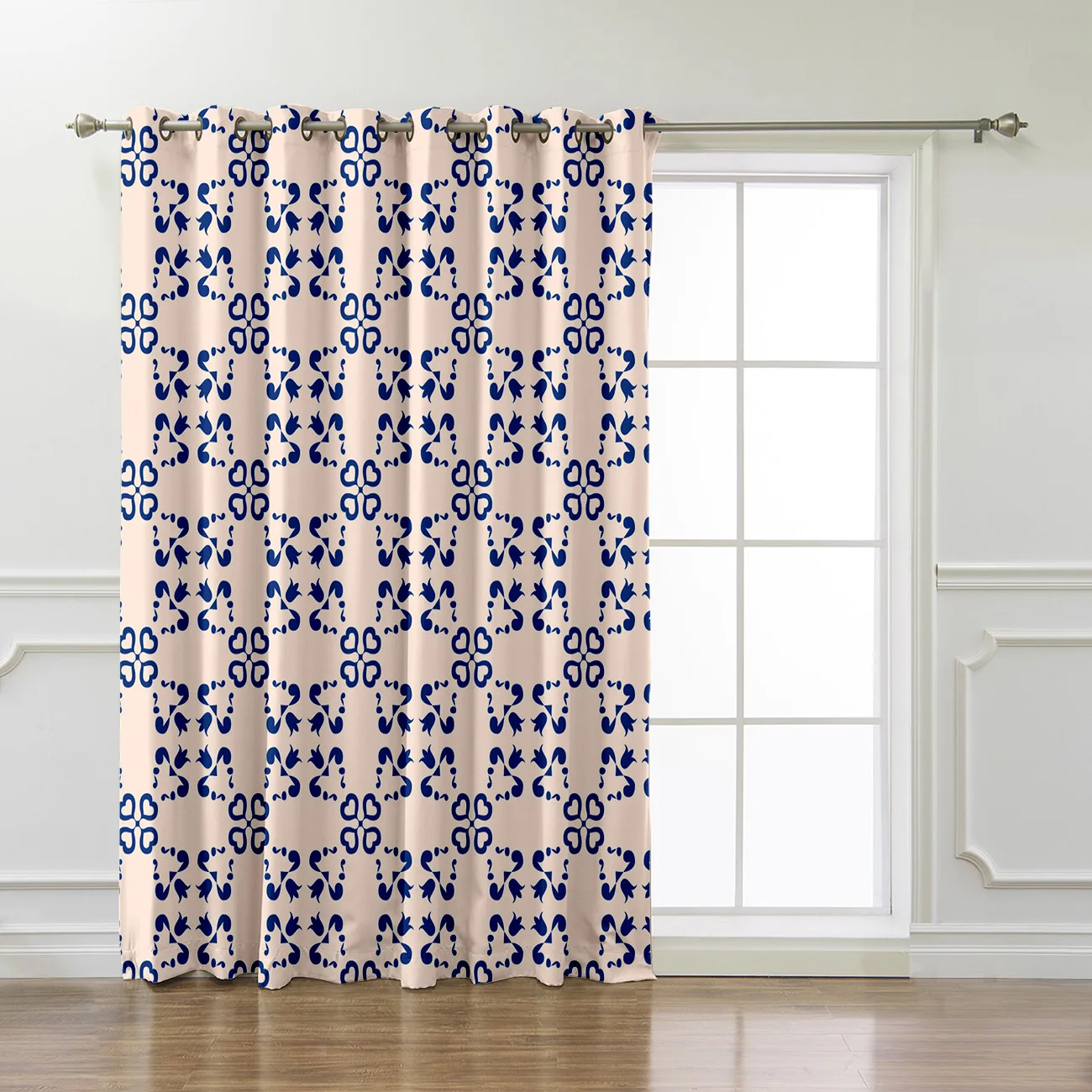 COCOHouse Ethnic Retro Brown Geometic Pattern Bohemia Window Treatments Curtains Valance Curtain Rod Bathroom Kitchen Outdoor | Дом и сад