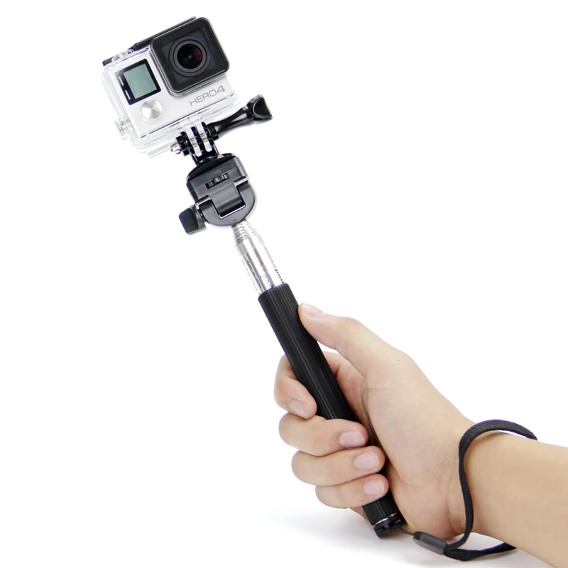 SnowHu для GoPro Hero Аксессуары селфи палка монопод 9 8 7 6 Black Sjcam Sj4000 Yi 4K + аксессуары