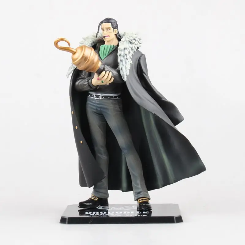 Новый 6 ''Япония фигурку аниме ONE PIECE сэр Крокодил Mr.0 пальто черный Ver Модель