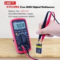 uni t ut139a digital multimeter 2000 count true rms ac dc voltmeter ammeter ohmmeter resistance tester ncvcontinuity buzzer
