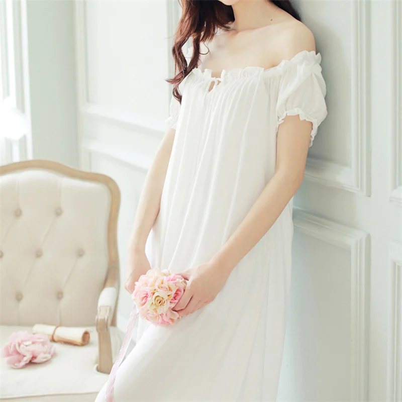 Новое поступление летние Ночные рубашки с круглым вырезом дамские платья