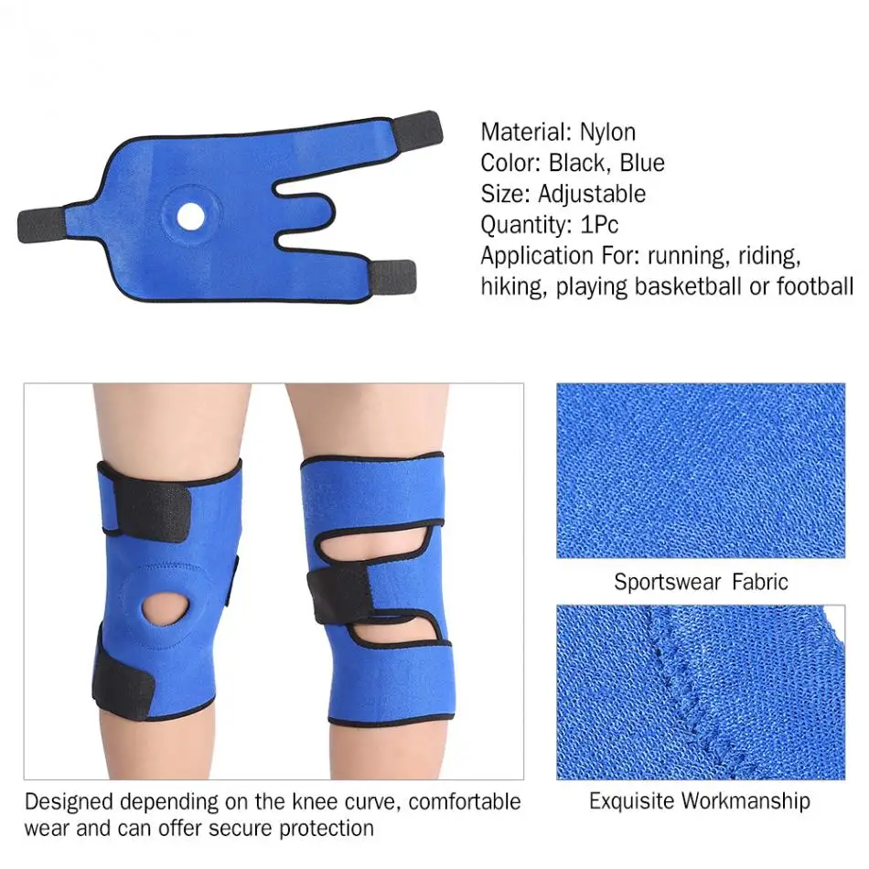 2 цвета регулируемая опора для колена мужчин и женщин баскетбола фитнеса защита
