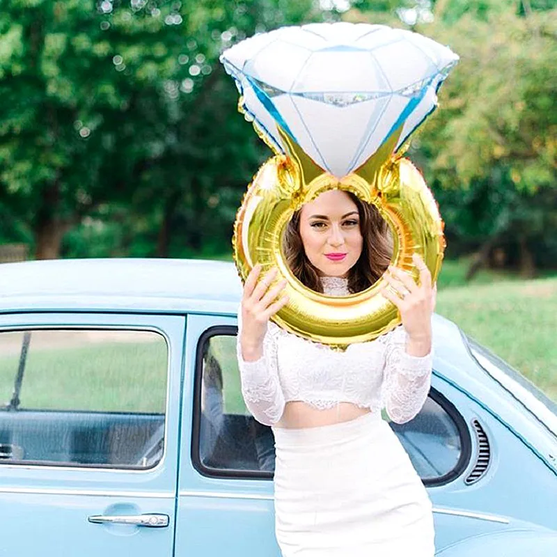 Розовое золото буквы "Bride to be" шар Mr Mrs Свадебные украшения кольцо с бриллиантом для воздушных шаров, девичник принадлежности для вечеринки-девичника