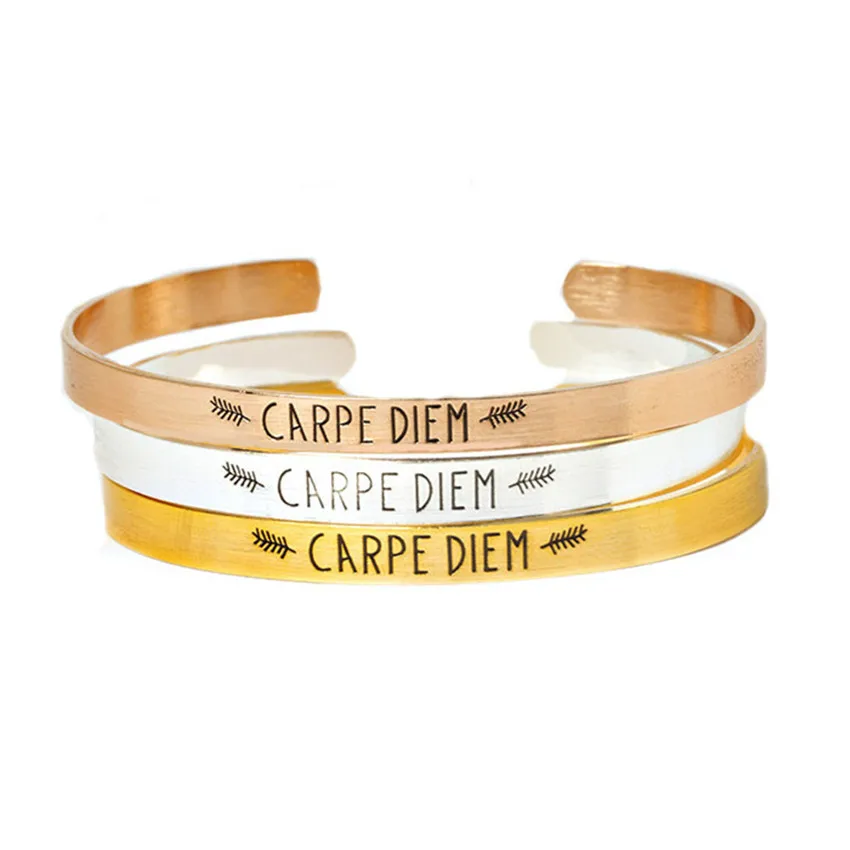 Великолепная сказка Carpe Diem браслет Браслеты Медь Модные украшения 2017 цвета: