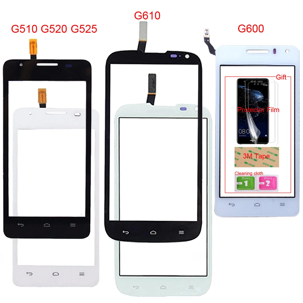 Сенсорный экран для Huawei Ascend G510 сенсорный G520 G525 U8951 G610 C8815 G600 U8950 U8950D|Сенсорные